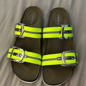 Madden Girl Steve Madden Bam Bam Neon Yellow